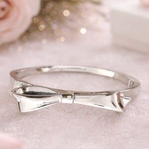 NWT Kate Spade Silver Bow Bracelet